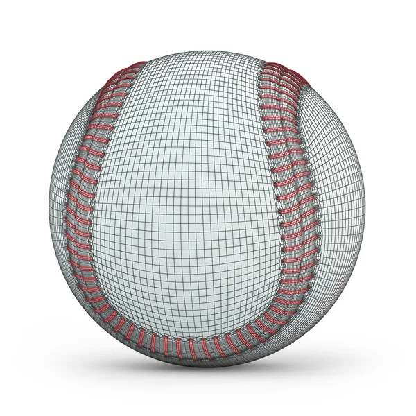 Baseball z siatki — Zdjęcie stockowe