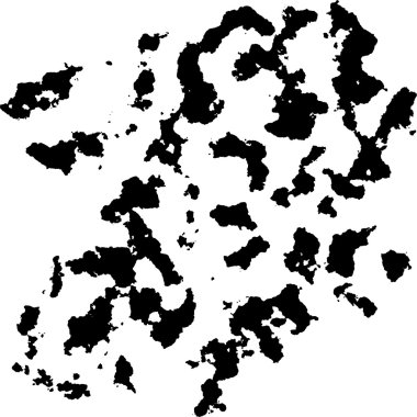 Şablon bir fırça /