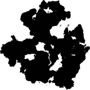 Şablon bir fırça /