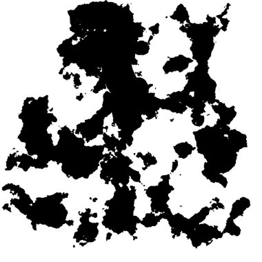 Şablon bir fırça /