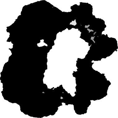 Şablon bir fırça /