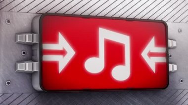 Tabela üzerinde müzik notası.