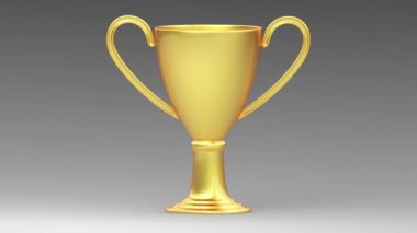 Trophy Kupası. Alfa kanalı dahil edilir. Döngü.