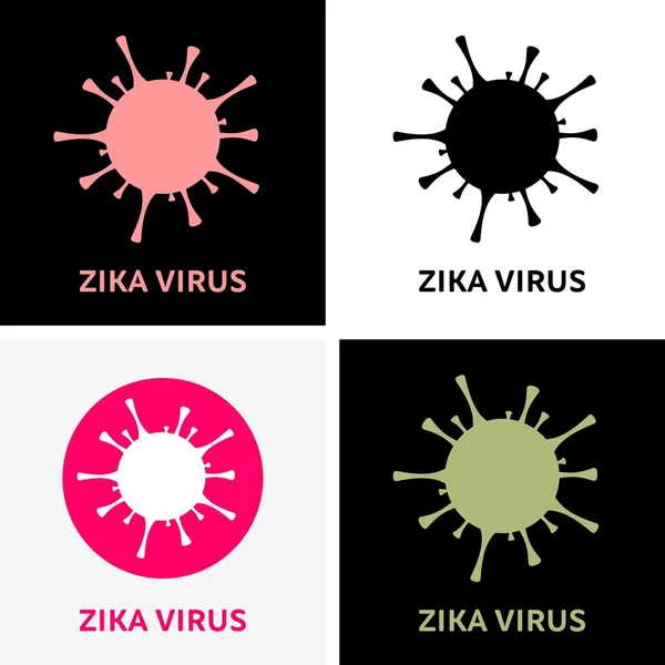 Zika vírus canta — Vetor de Stock
