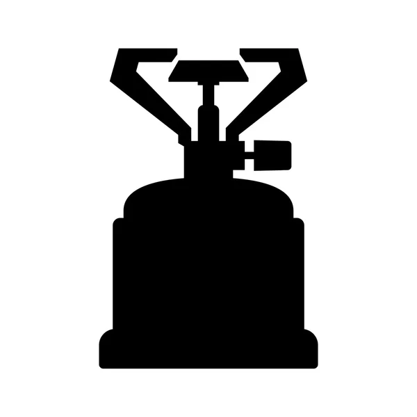 Портативная газовая горелка — стоковый вектор
