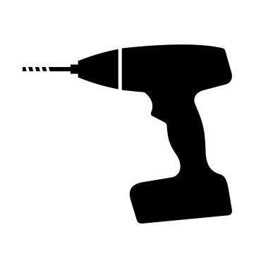 Akülü matkap, gölge resim