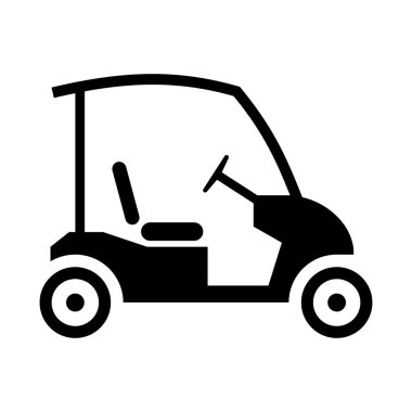 Golf araç, gölge resim