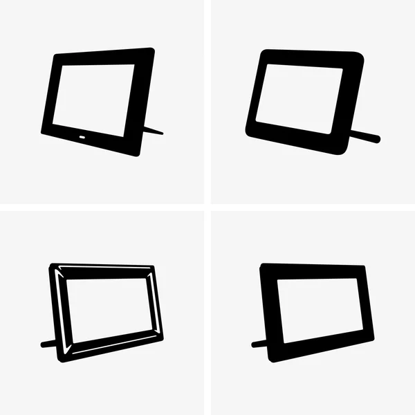 Digital photo frames — Stock Vector