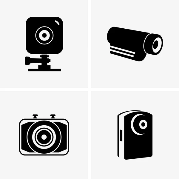 Action-Cams — Stockvektor