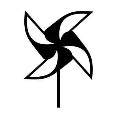 Oyuncak yel değirmeni, gölge resim