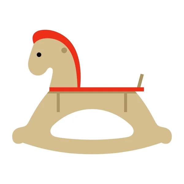 Rocking horse, children's toy — Stock Vector