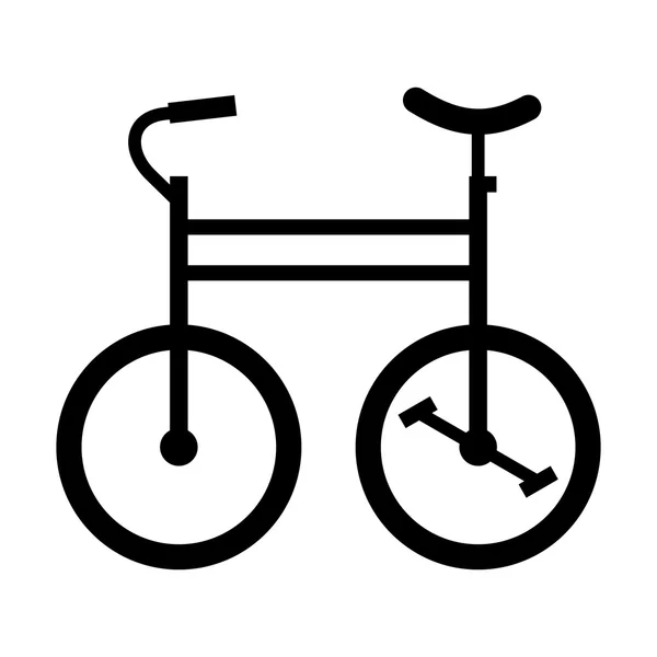 Circo de bicicletas, imagen de sombra — Vector de stock