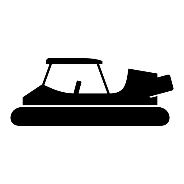 Voiturette de golf hovercraft — Image vectorielle