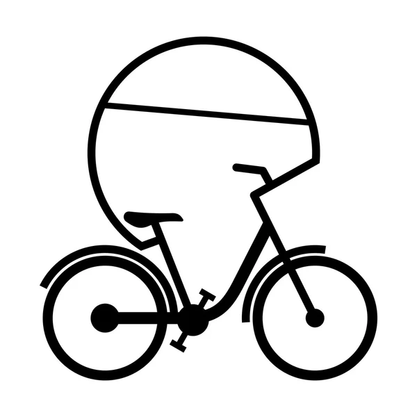 Bicicleta clima — Vector de stock