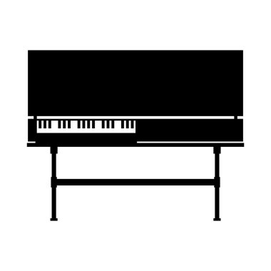 Clavichord, musical instrument clipart