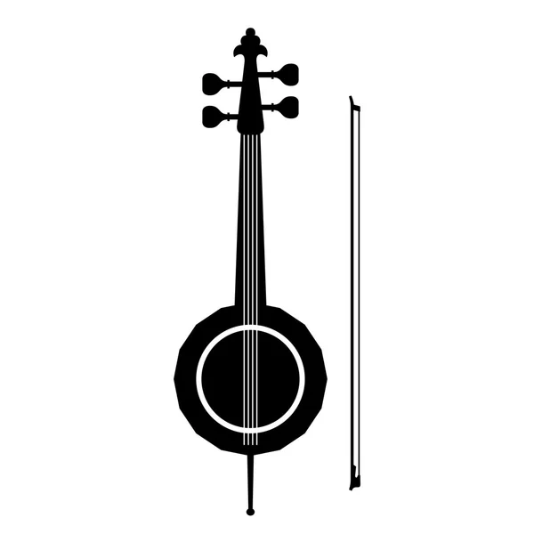 Kamanche, Musikinstrument — Stockvektor