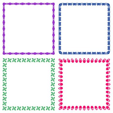 Renk bebek çerçeveler