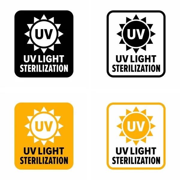 Ljus Sterilisering Bakterier Och Virus Dödande Rengöring Och Desinficering Lampa — Stock vektor