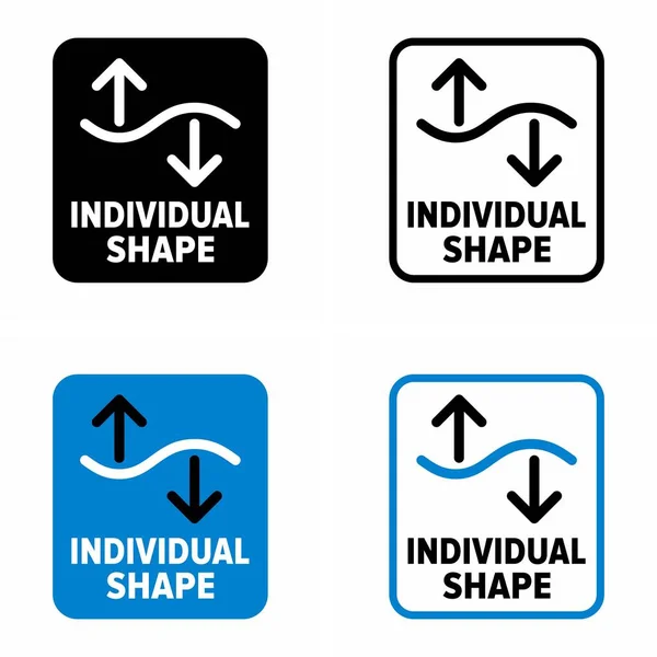 Forma Individual Acuerdo Con Los Requisitos Del Cliente Necesita Signo — Archivo Imágenes Vectoriales
