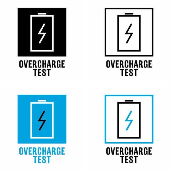 Overschrijdingstest Evaluatie Beoordeling Van Het Productinformatiebord — Stockvector