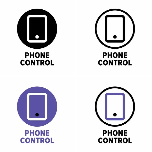 Control Telefónico Gestión Tecnología Signo Información — Archivo Imágenes Vectoriales