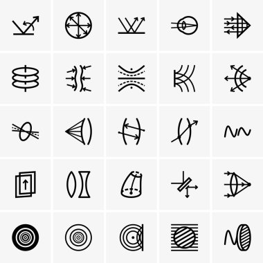 Optik bilim simgeler