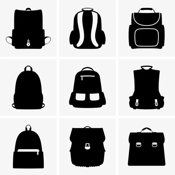 Sacs scolaires — Image vectorielle