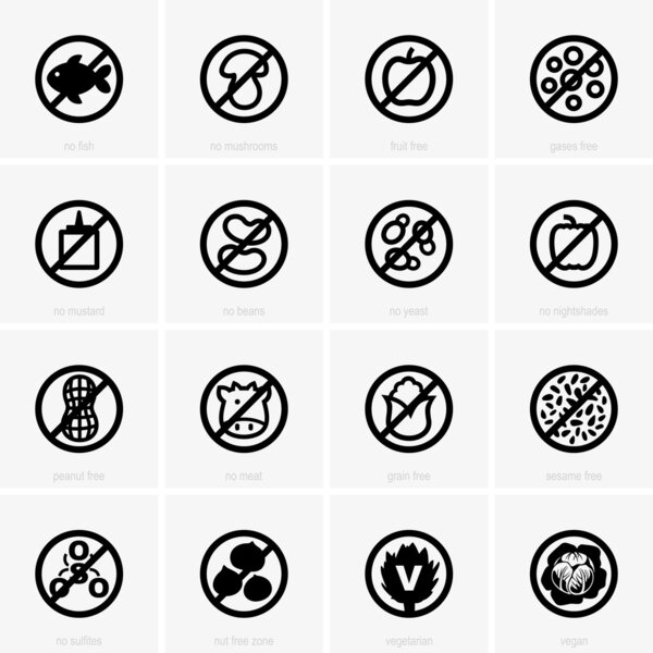 Иконки без аллергенов
