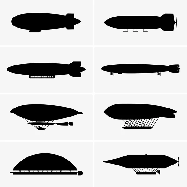 Aeronaves — Archivo Imágenes Vectoriales