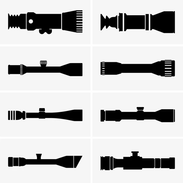 Vues télescopiques — Image vectorielle