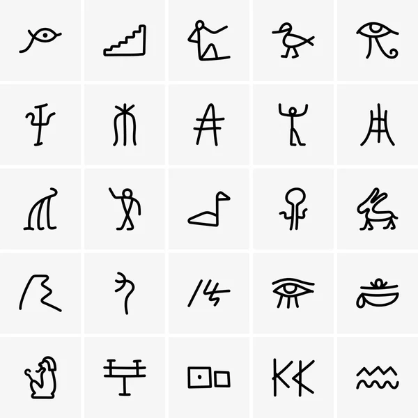 Símbolos antiguos — Archivo Imágenes Vectoriales