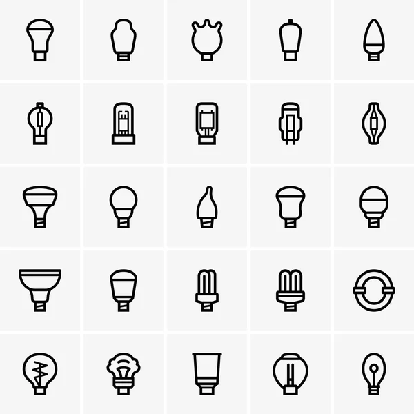 Light bulbs — Stockvector