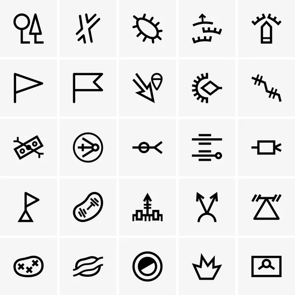 Symboles militaires — Image vectorielle