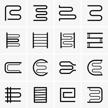 Havlu radyatörler (gölge resimleri)