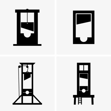 Guillotines (shade pictures) clipart
