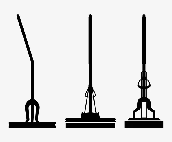 Mops (imágenes de sombra ) — Vector de stock