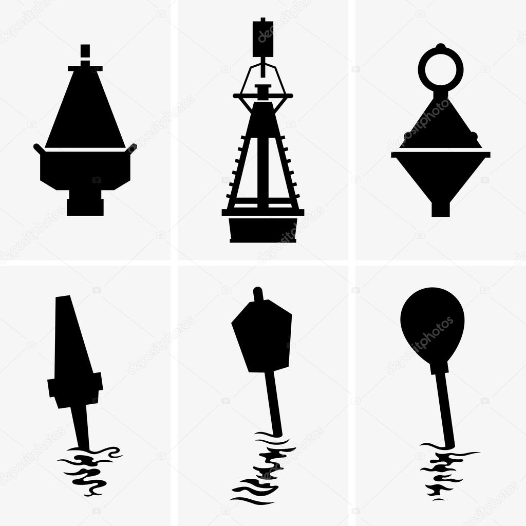 Marine buoys (shade pictures)