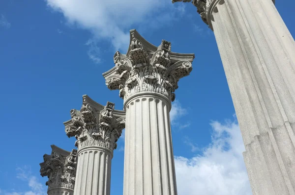 Capitais das Colunas de Corinto — Fotografia de Stock