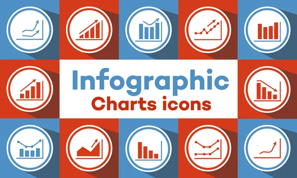 Gráficos e ícones gráficos — Vetor de Stock