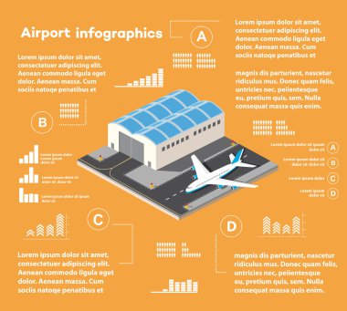 İzometrik şehir Havaalanı