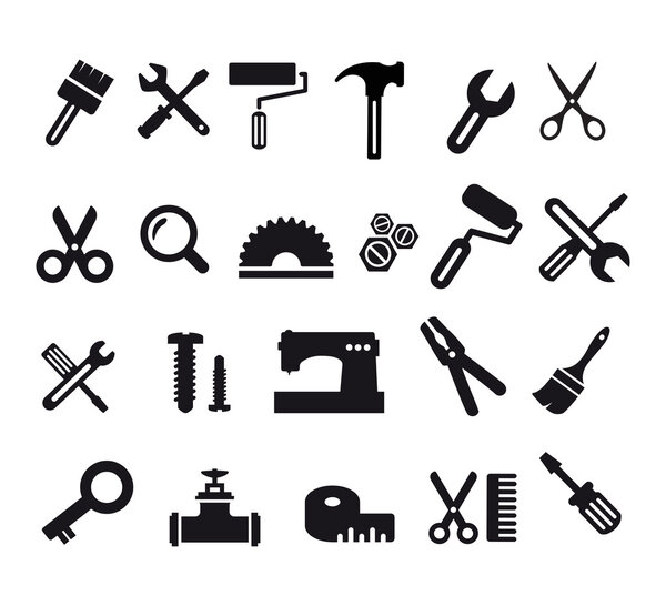 Иконки плоских компьютеров
