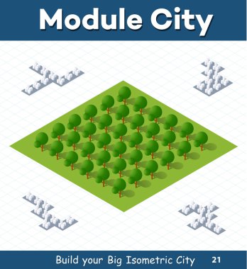 Ağaçlar ile ülke park