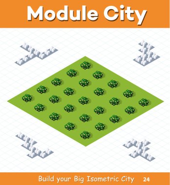 Ağaçlar ile ülke park