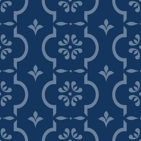 Floral naadloze herhalen — Stockvector