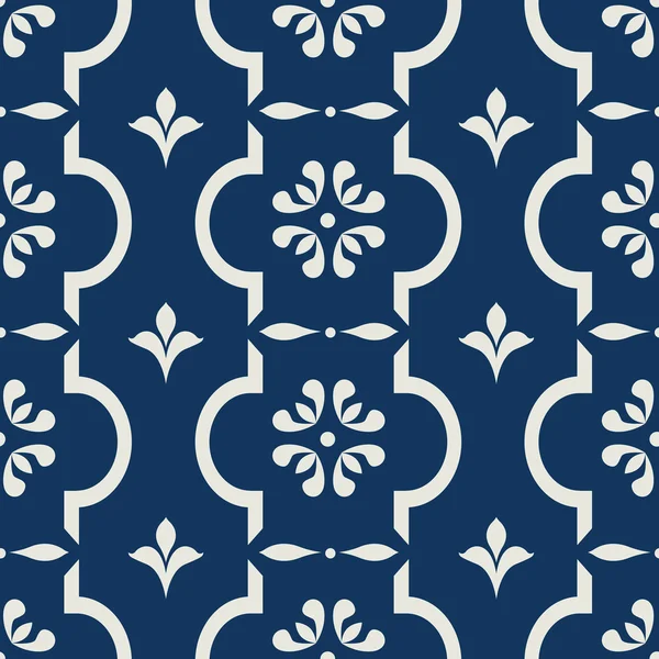 Floral naadloze herhalen — Stockvector