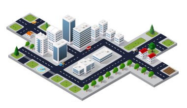 Cityscape manzarasını