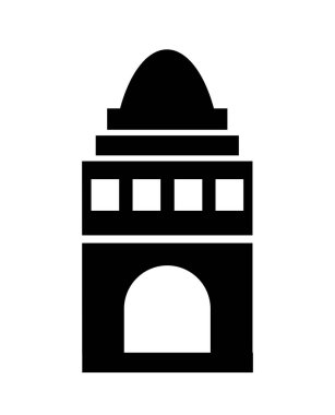 Gayrimenkul ticareti, konut ve endüstriyel siyah izole edilmiş retro apartman, ev, ev web vektör ilüstrasyonu simgesi