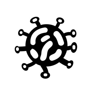 Yaratıcı tasarım için virüs salgını molekülü çizimi