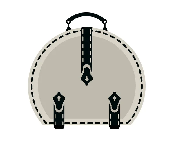 Bolsas de viaje maleta para viajes de negocios y viajes de negocios icono de viaje — Vector de stock
