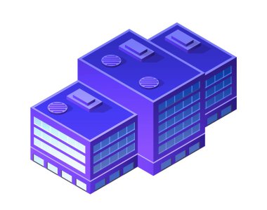 Gece şehir binası apartman dairesi gökdelen mimarisi